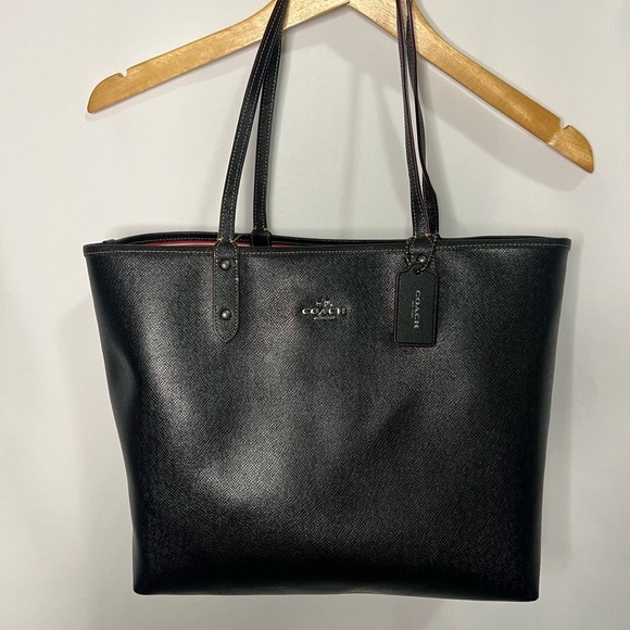 Coach Red Tote with Mickey Mouse Design - Picture 8 of 13